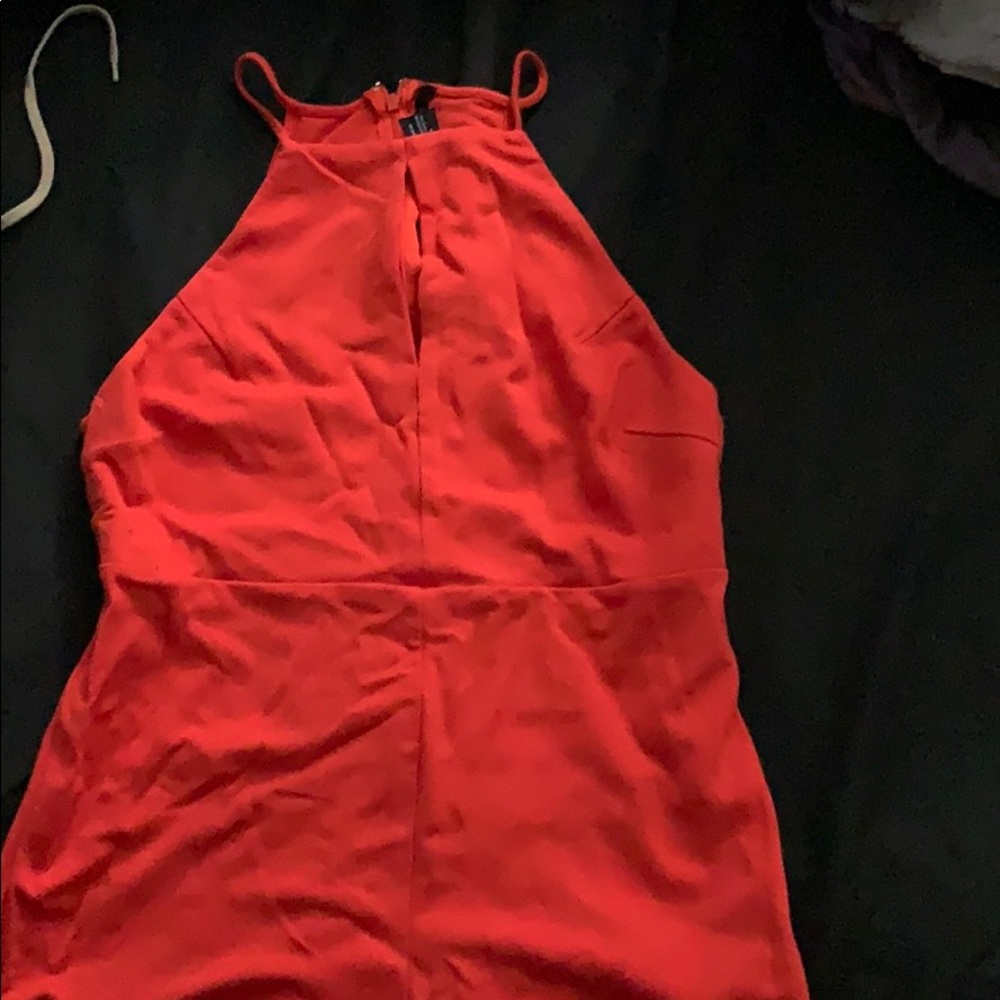 Orange romper